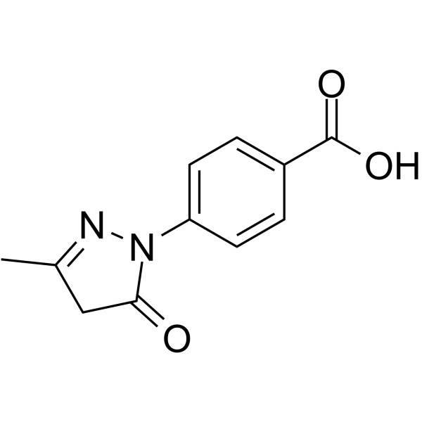 4-(3-Methyl-5-oxo-2-pyrazolin-1-yl)benzoic acid (1-(4-carboxyphenyl)-3-methyl-5-pyrazolone) 60875-16